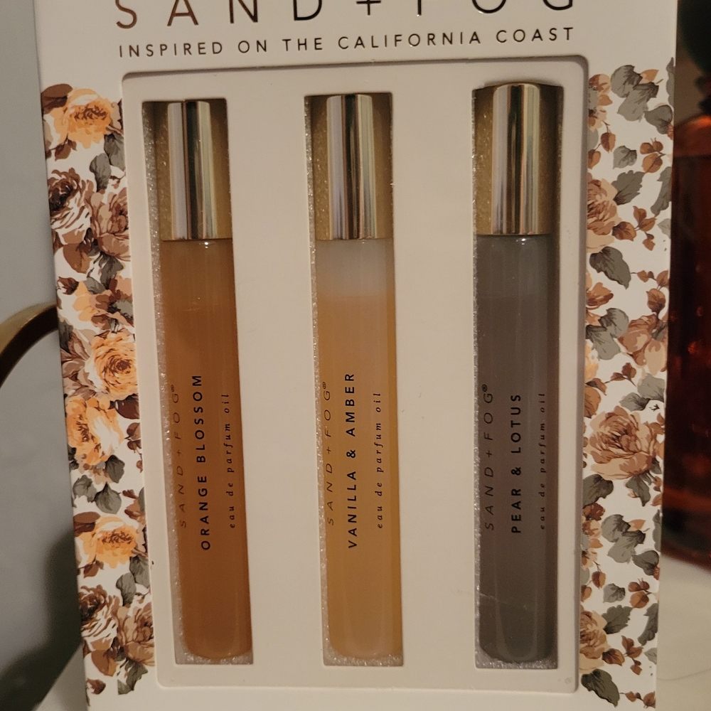 Sand + Fog Women's Body Oil Set - Orange, Cream, Gray
